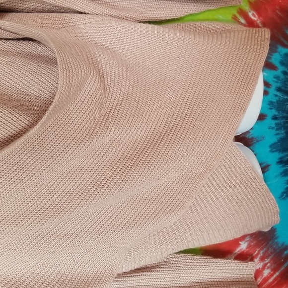 ASTR The Label Pink Wrap Front Sweater Sz XL - Picture 4 of 7